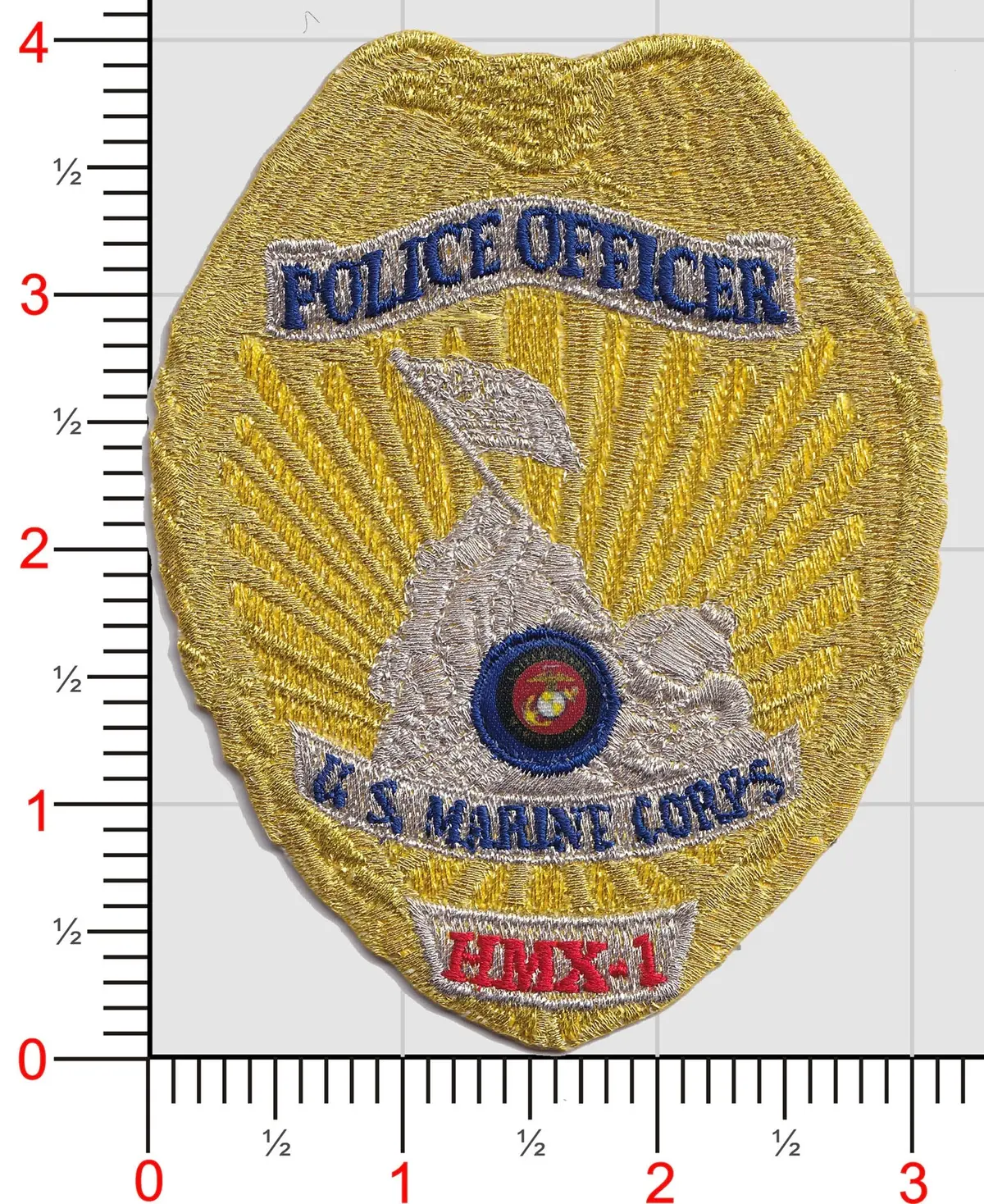 Officially Licensed Hmx-1 Badge Patch 1