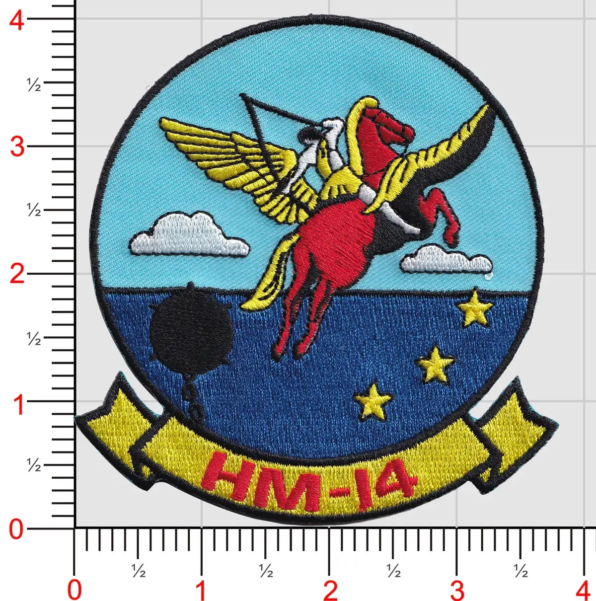 Officially Licensed Us Navy Official Hm-14 Vanguard Patch 1