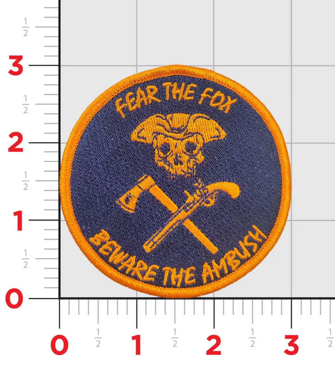 Official Hsm-74.2 Fear The Fox Patches 2