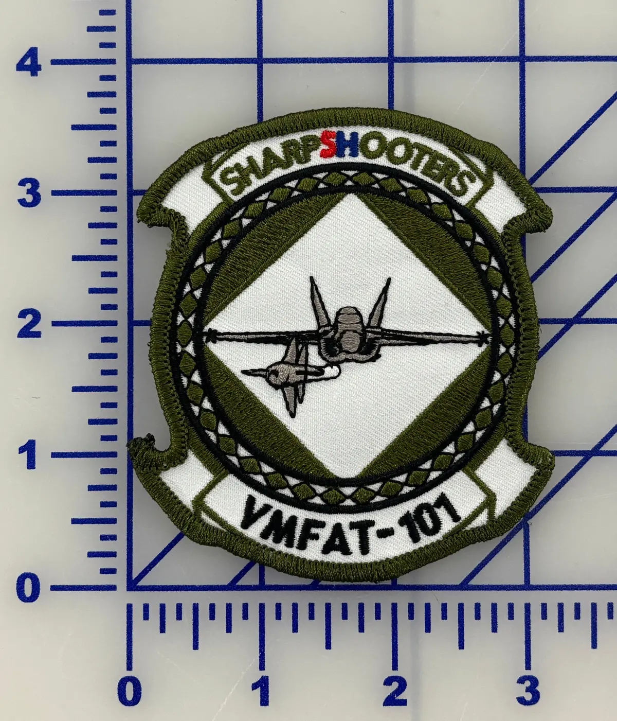 Officially Licensed Usmc Vmfat-101 Sharpshooters Patch 1