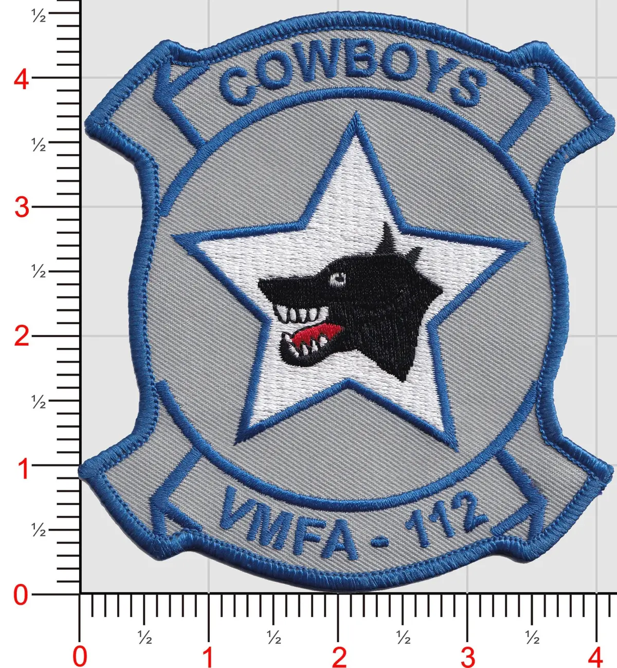 Officially Licensed Usmc Vmfa 112 Cowboys Patch 1