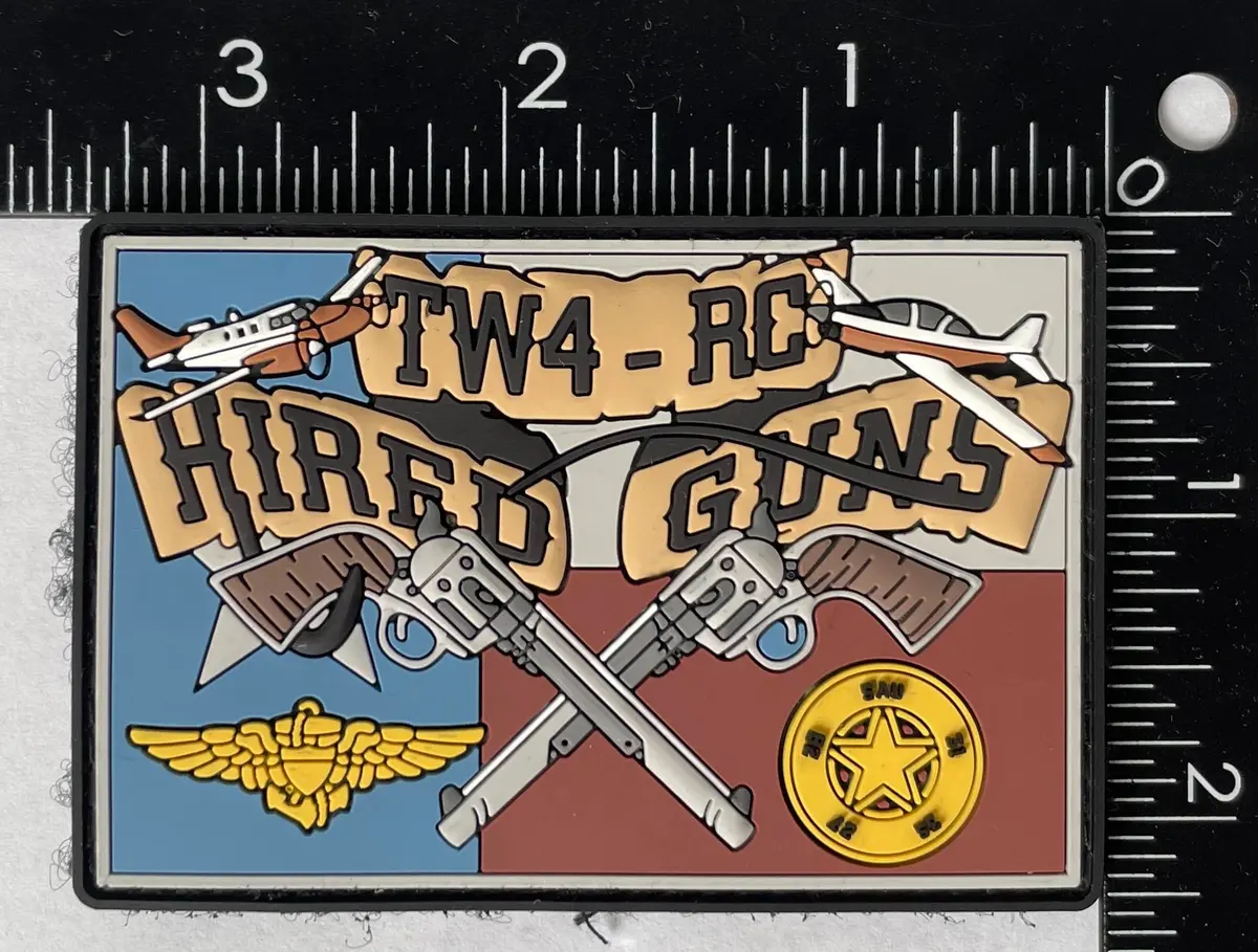Training Wing Tw-4 Reservist "Hired Guns" Nas Corpus Christi Pvc 1