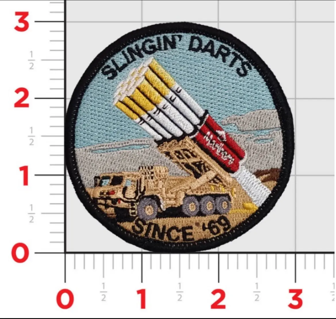 Official Vaq-133 Slingin Darts Since 69 Shoulder Patch 1