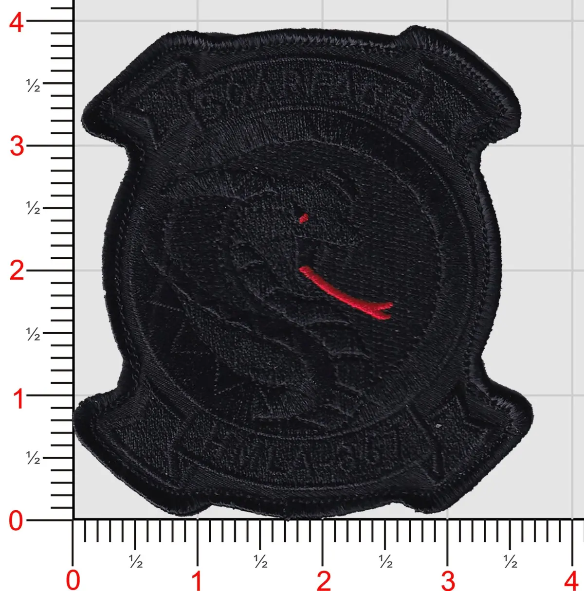 Officially Licensed Usmc Hmla-367 Scarface Blackout Patch 1