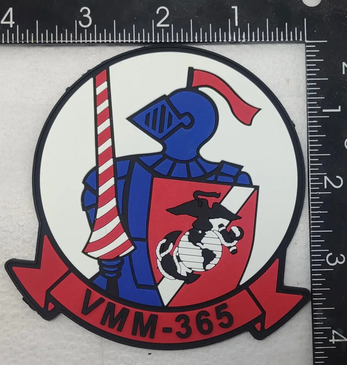 Officially Licensed Usmc Vmm-365 Blue Knights Pvc Patch 1