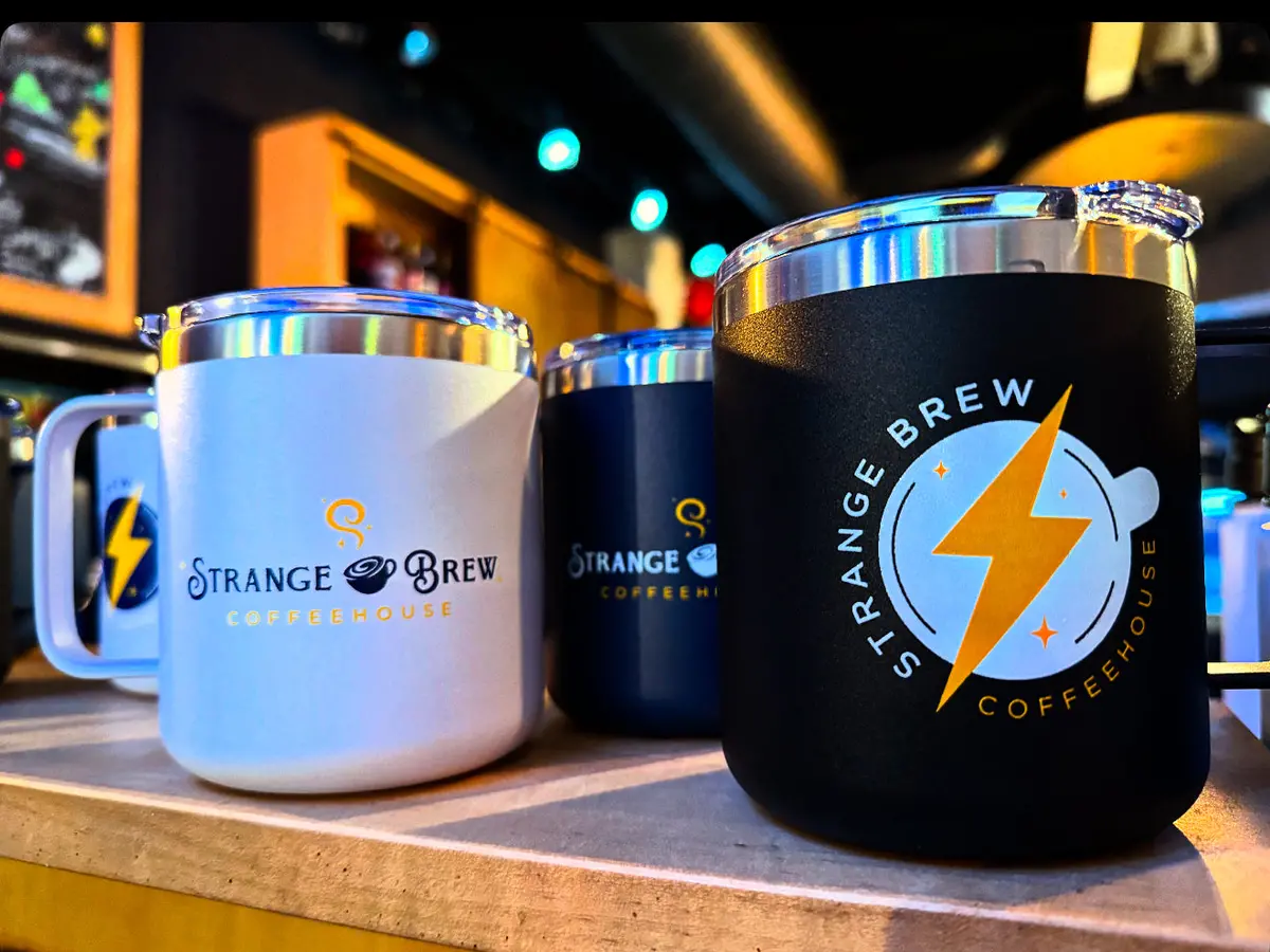 New Strange Brew Logo Camper Mugs! 1