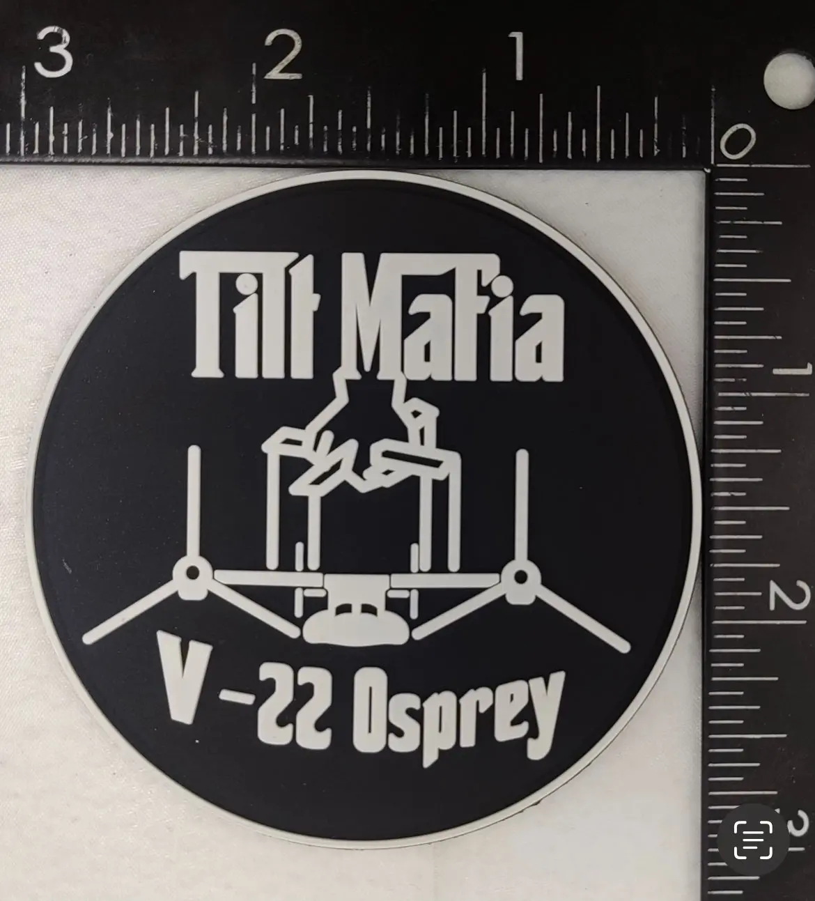 V-22 Osprey Tilt Mafia Pvc Patch 1