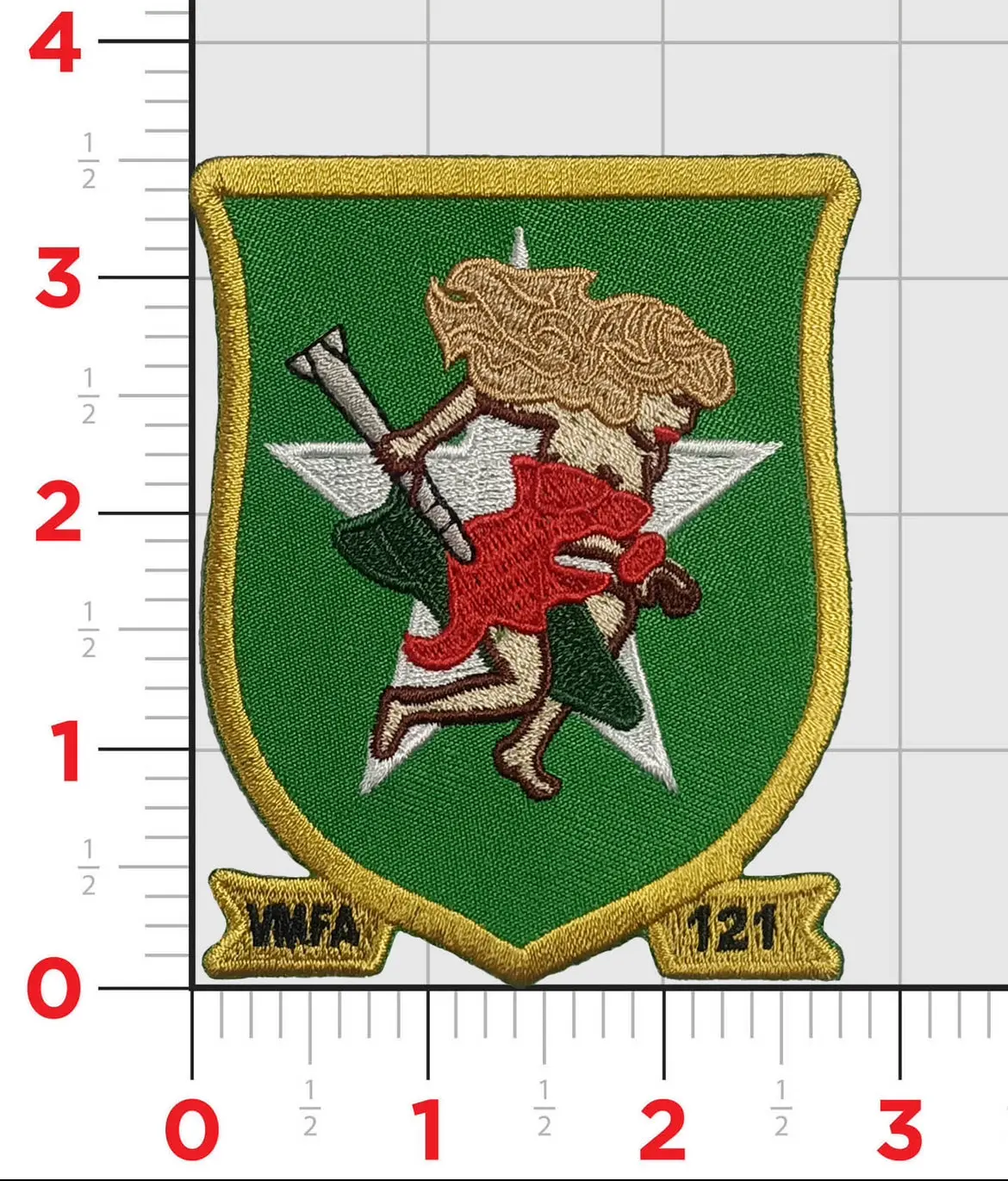 Officially Licensed Usmc Vmfa-121 Wwii Throwback Patch 1