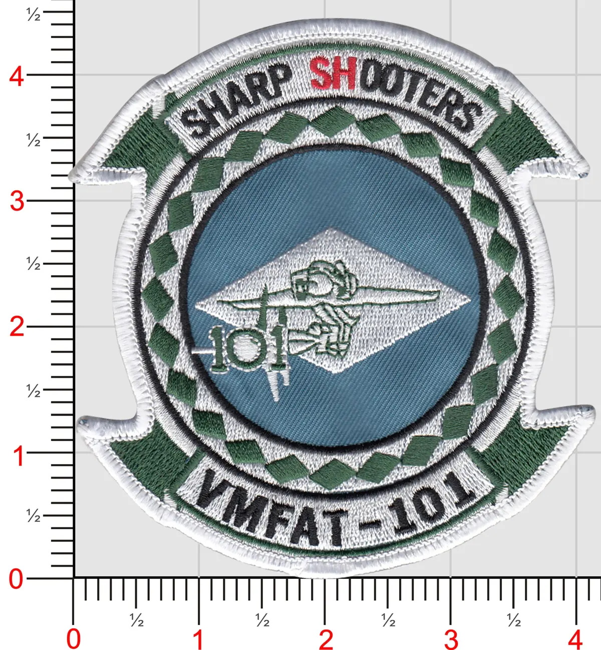 Officially Licensed Usmc Vmfat-101 F-4 Phantom Patch 1