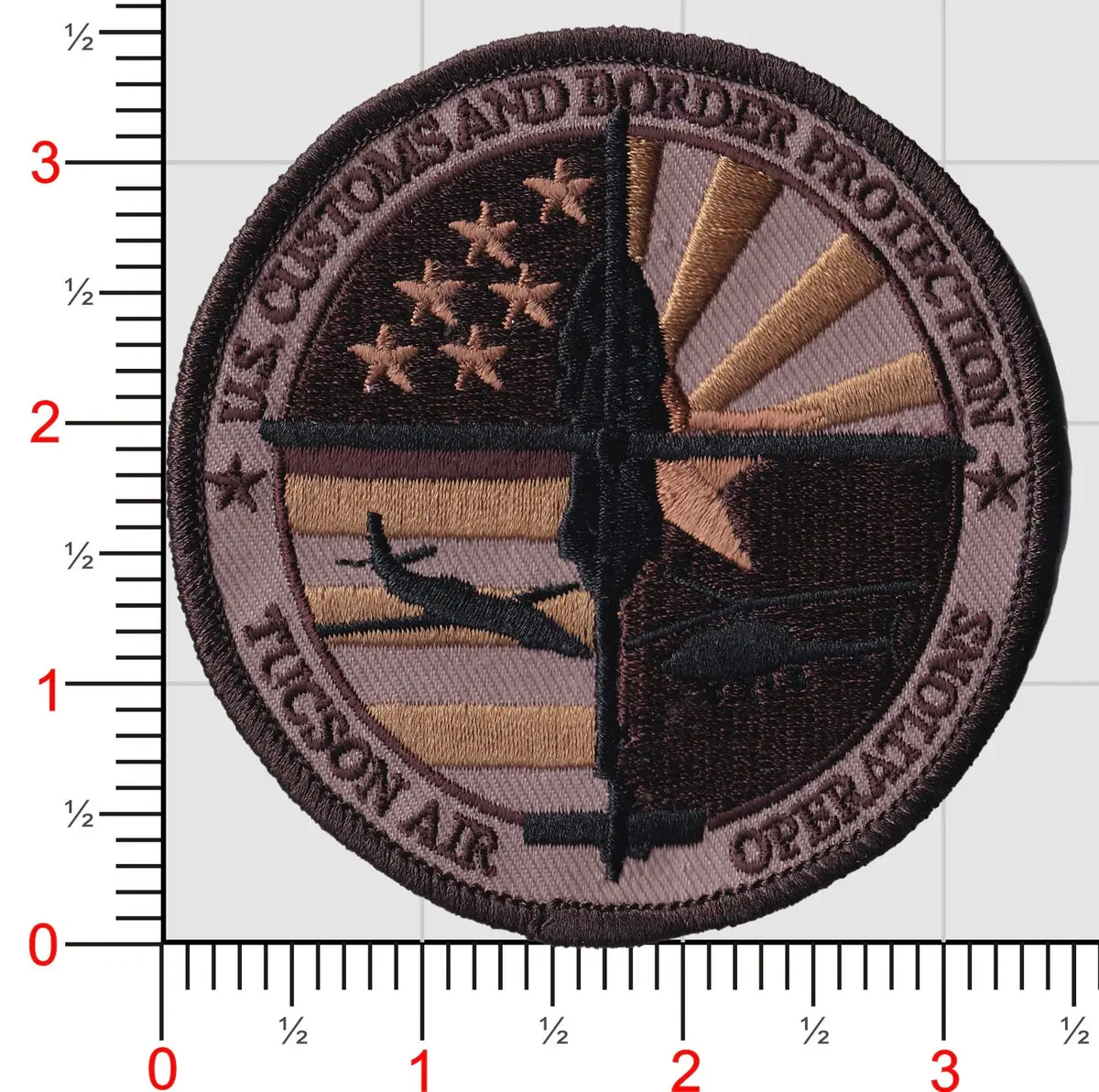 U.S. Customs And Border Protection, Tucson Air Branch Blackhawk Patch 1