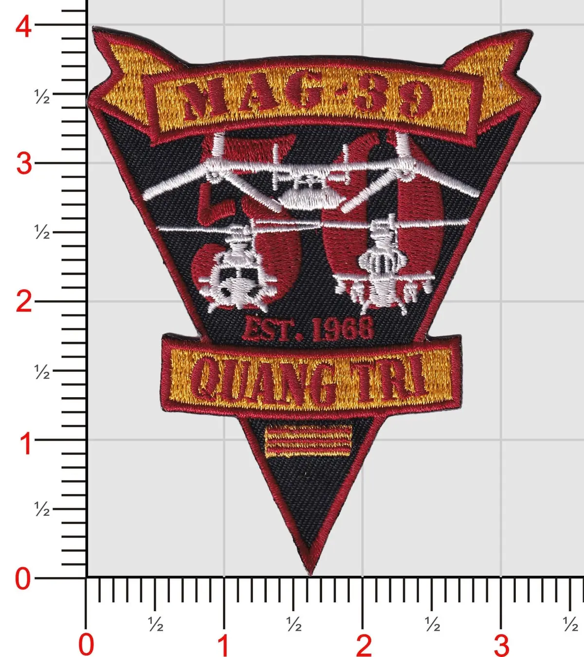 Officially Licensed Usmc Marine Aircraft Group Mag-39 50Th Anniversary Patch 1
