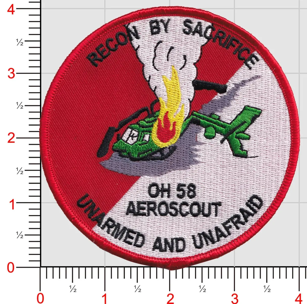 Oh-58 Kiowa Vietnam Era Scout Patch 1