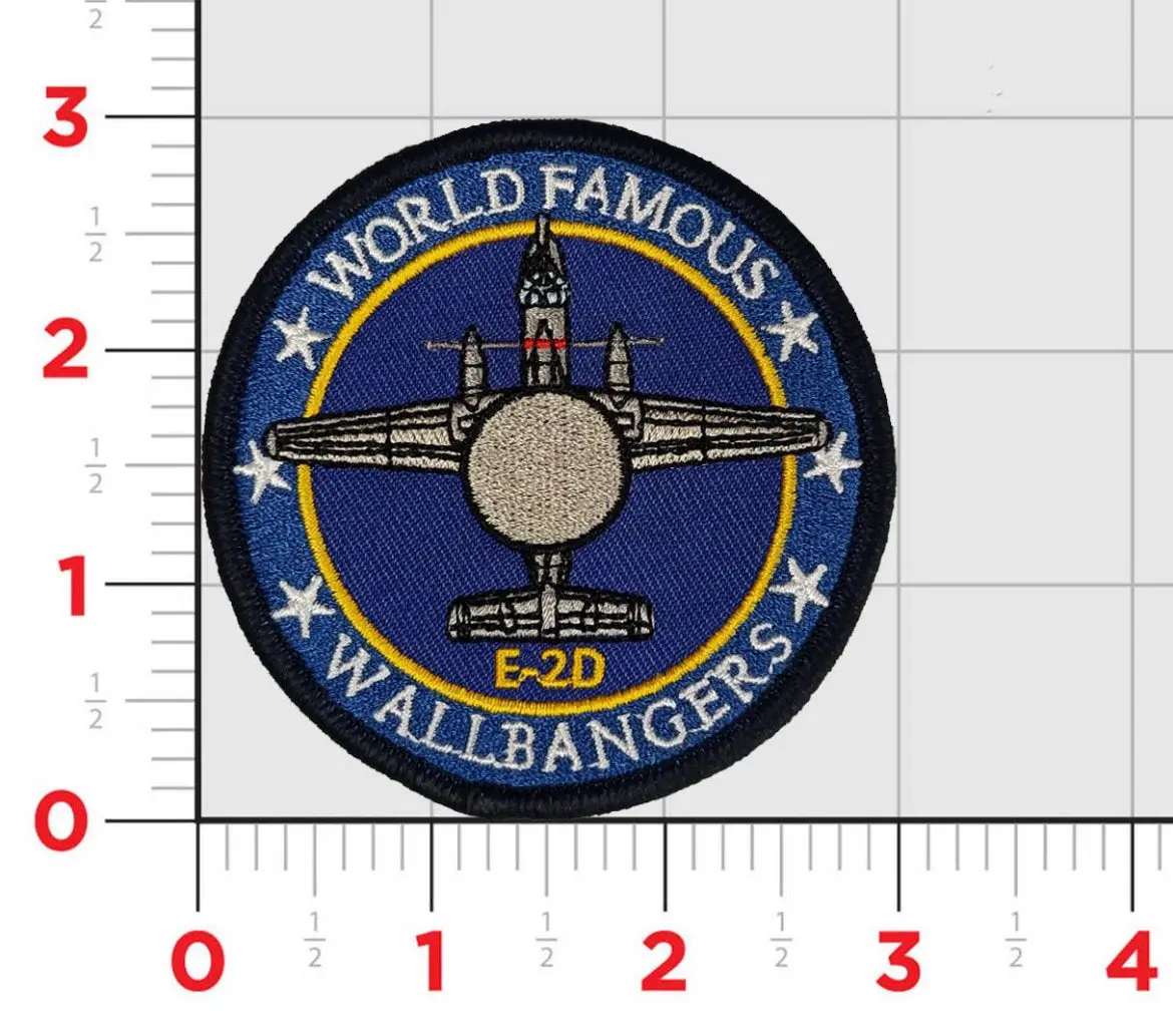 Official Vaw-117 Wallbangers E-2D Shoulder Patch 1