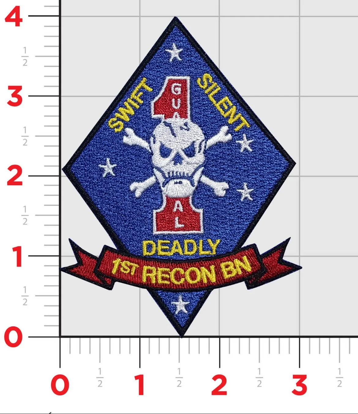 Officially Licensed 1St Recon Battalion Patch 1