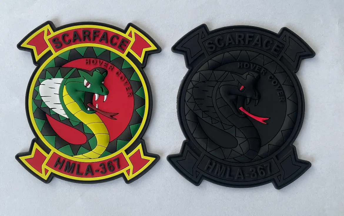 Officially Licensed Hmla-367 Scarface Pvc Patch 1
