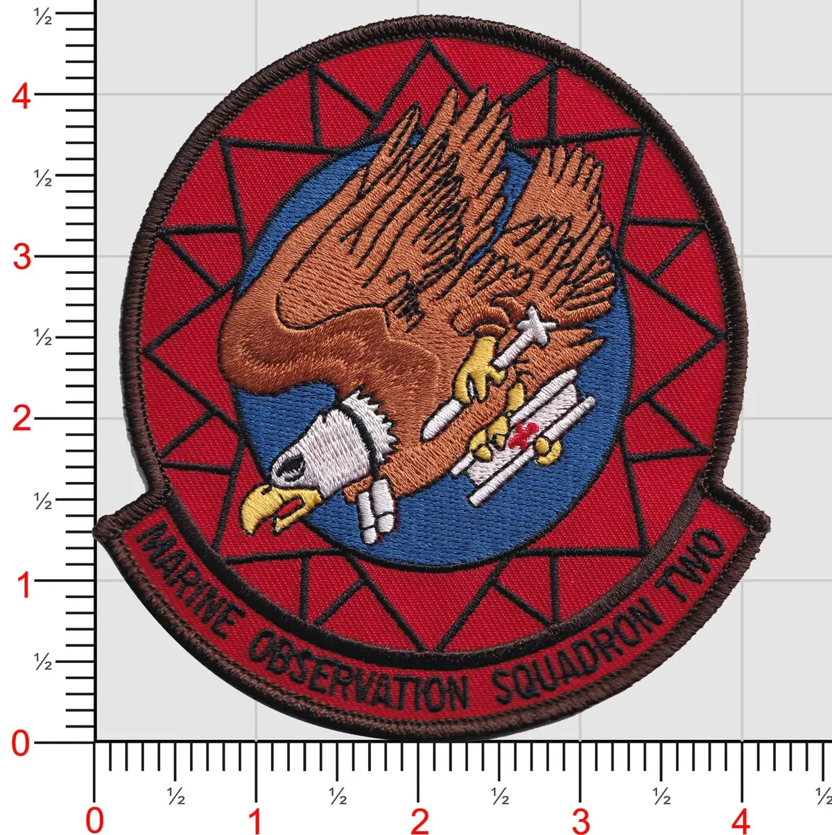 Officially Licensed Usmc Vmo-2 Patch 1