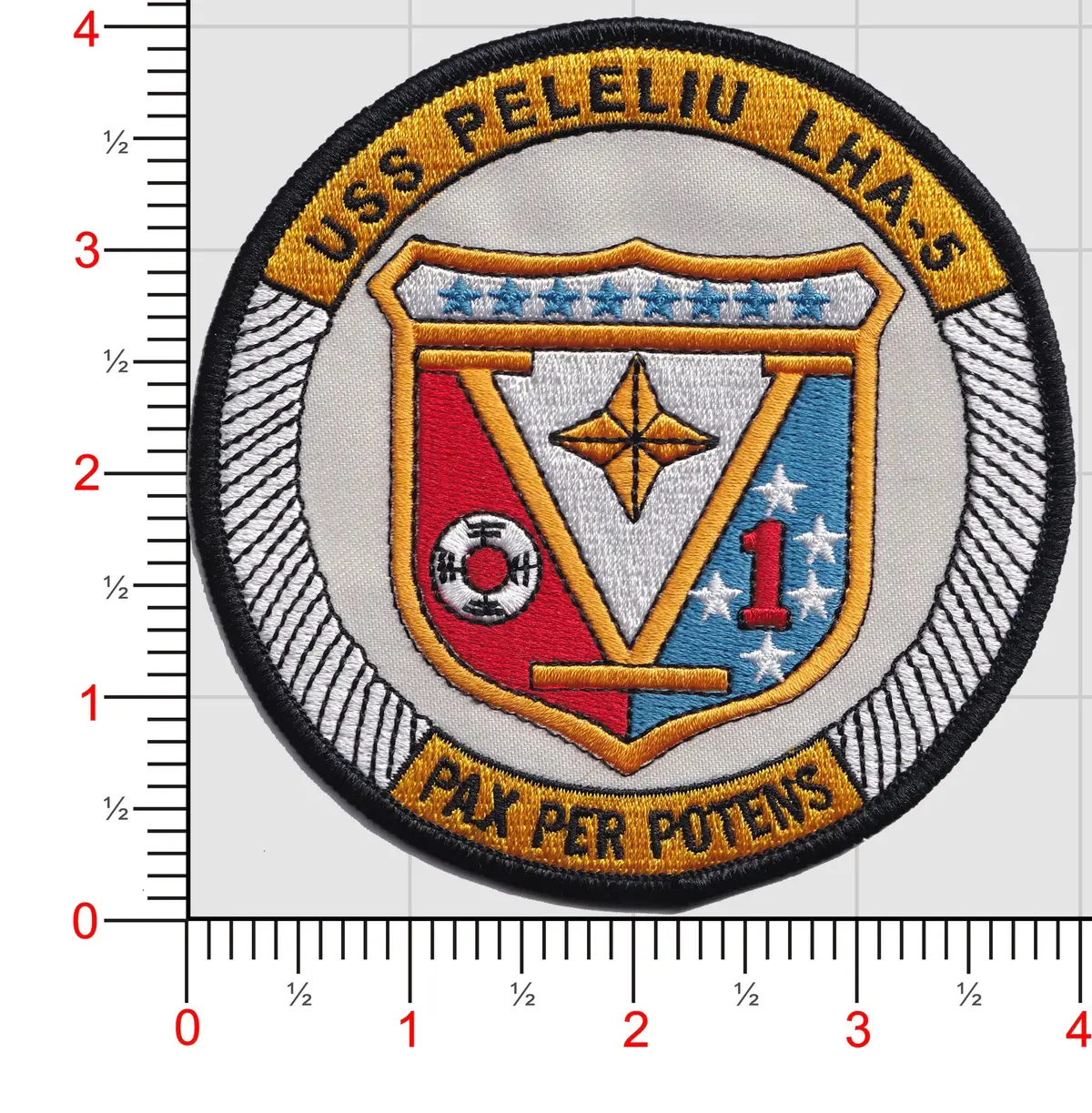 Officially Licensed Us Navy Uss Peleliu Lha-5 Patch 1