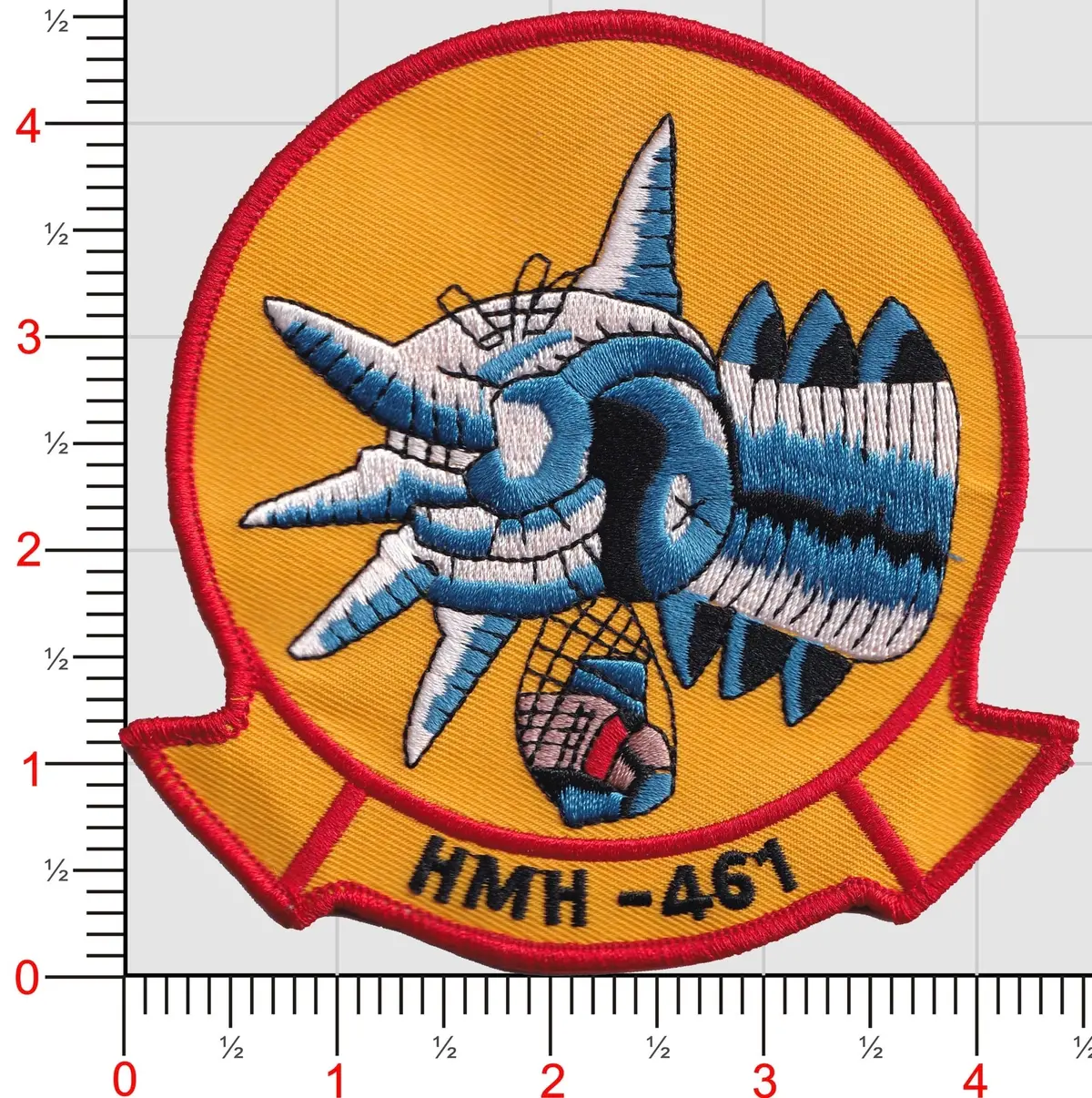 Officially Licensed Usmc Hmh-461 Patch 1