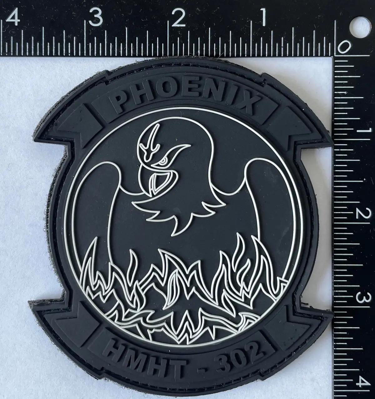 Officially Licensed Hmht-302 Phoenix Blackout Legacy Pvc Patch 1