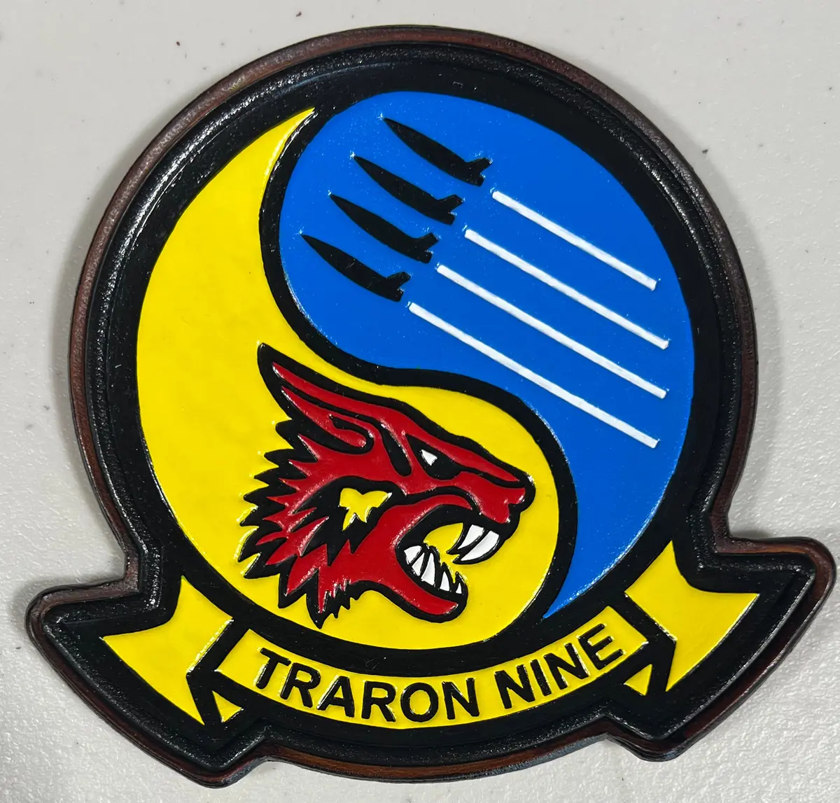 Officially Licensed Vt-9 Tigers Leather Patches 1