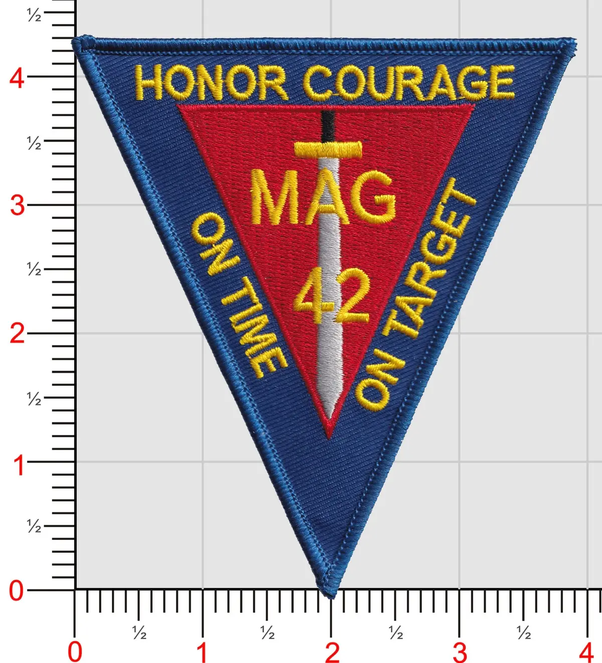 Officially Licensed Usmc Marine Aircraft Group Mag-42 Patch 1