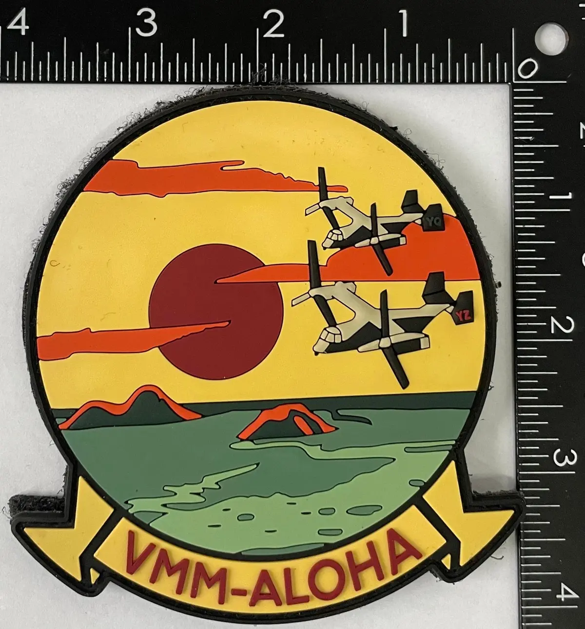 Official Vmm-Aloha Hawaii V-22 Pvc Patch 1