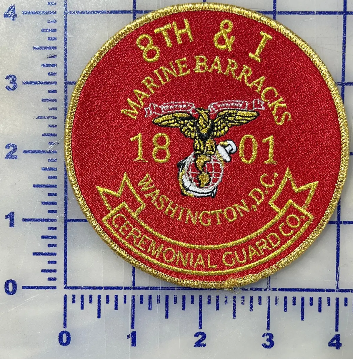 Officially Licensed Marine Barracks 8Th & I Patches 1