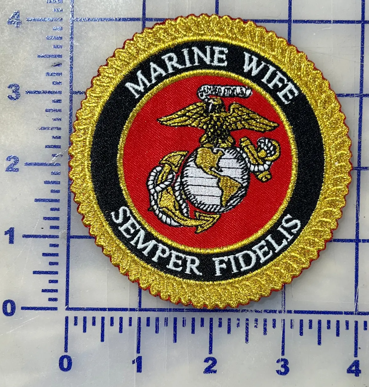 Officially Licensed Usmc Marine Wife Patch 1