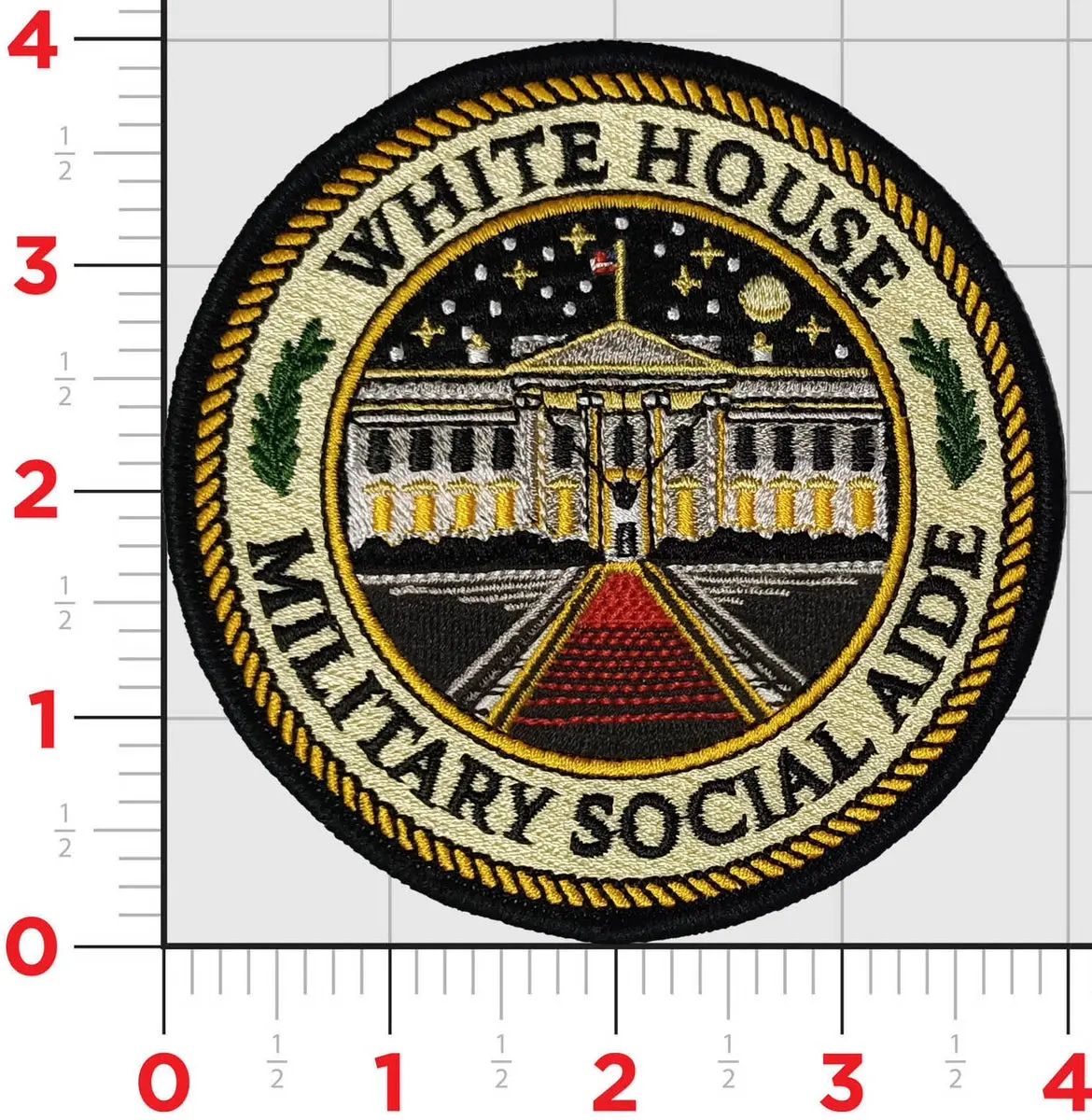 Officially Licensed White House Military Social Aide Patch 1
