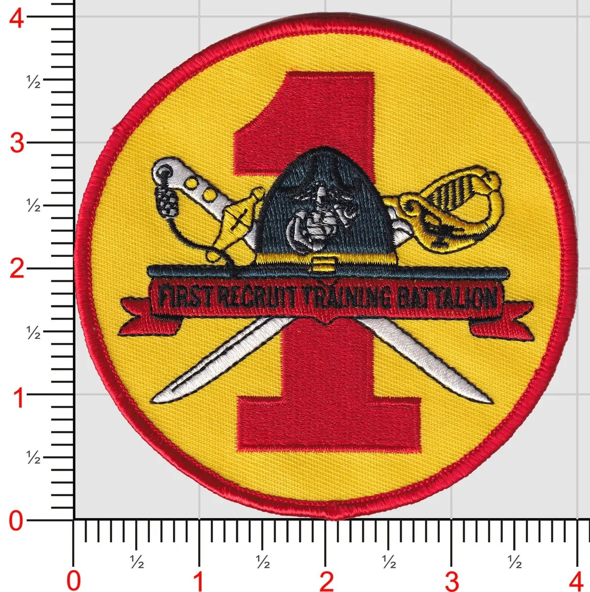Officially Licensed Usmc 1St Recruit Training Battalion Patch 1