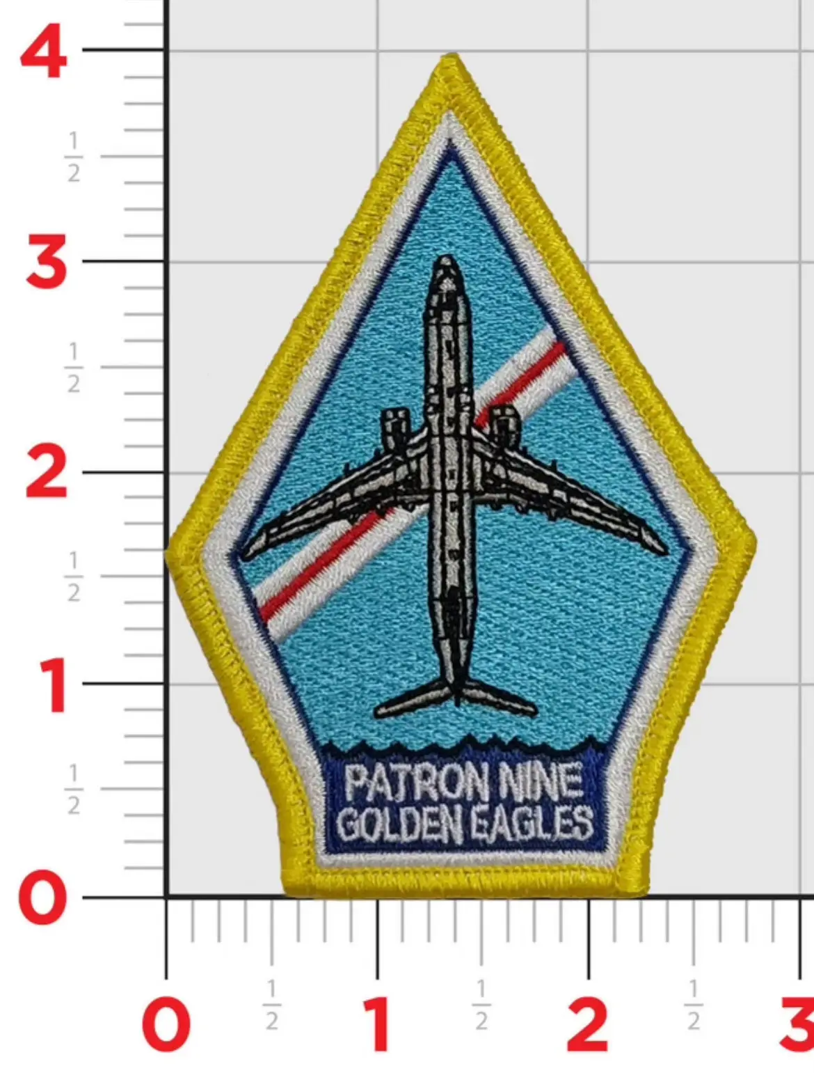 Official Vp-9 Golden Eagles P-8 Poseidon Shoulder Patch 1