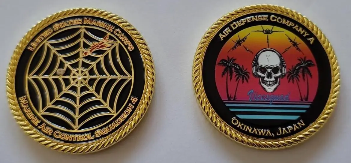 Officially Licensed Usmc Macs-4 Vicesquad Coin 1