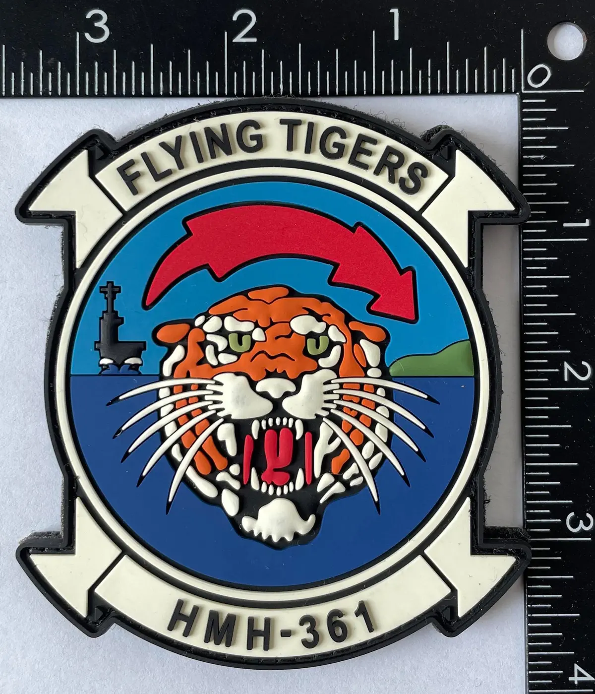 Officially Licensed Hmh-361 Flying Tigers Pvc Squadron Patch 1