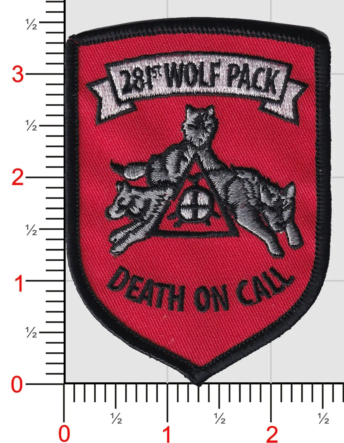 Us Army 281St Wolf Pack Patch 1