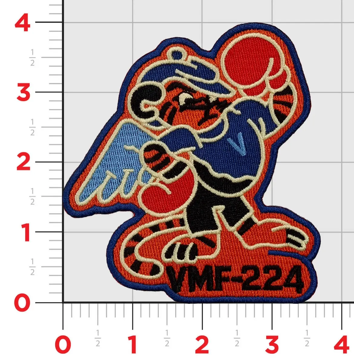 Officially Licensed Vmf-224 Bengals Wwii Throwback Patch 1