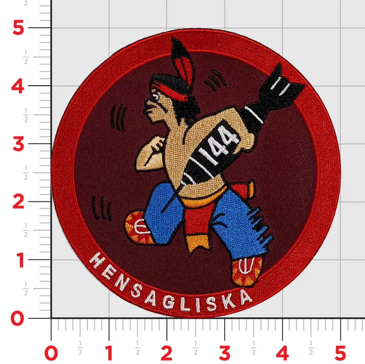 Officially Licensed Usmc Vmtb-144 Hensagliska Wwii Throwback Patch 1