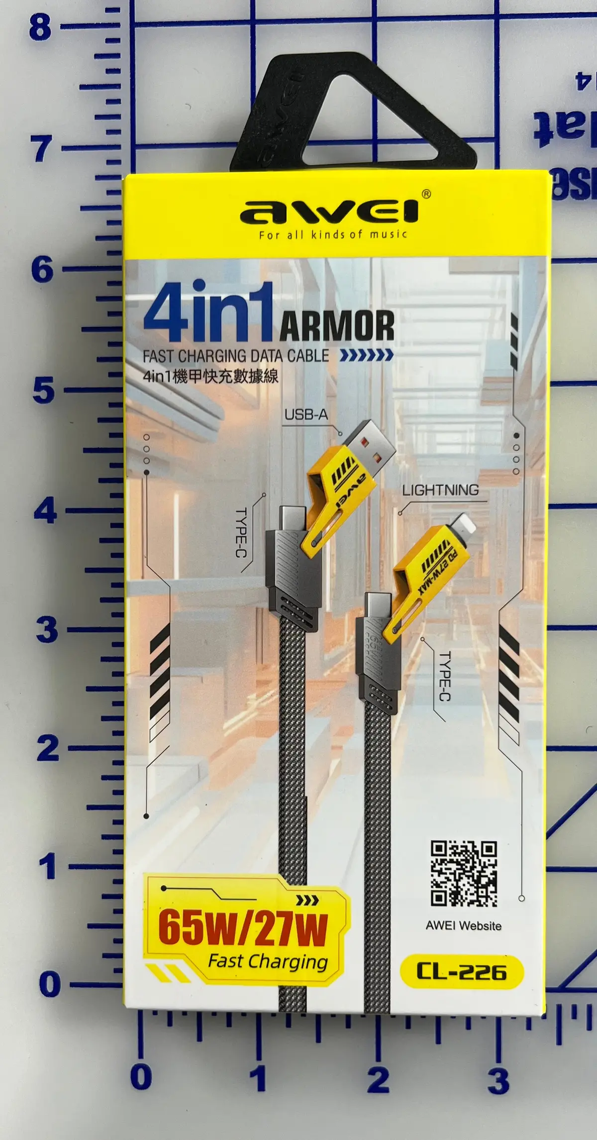 4 In 1 Armor Charging Cable 1
