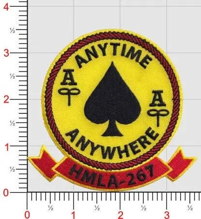 Officially Licensed Usmc Hmla-267 Stingers Squadron Patch 1