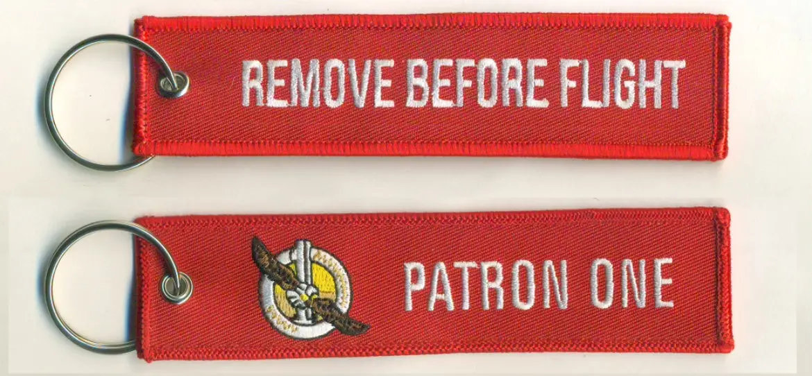 Official Vp-1 Screaming Eagles Remove Before Flight Key Ring 1