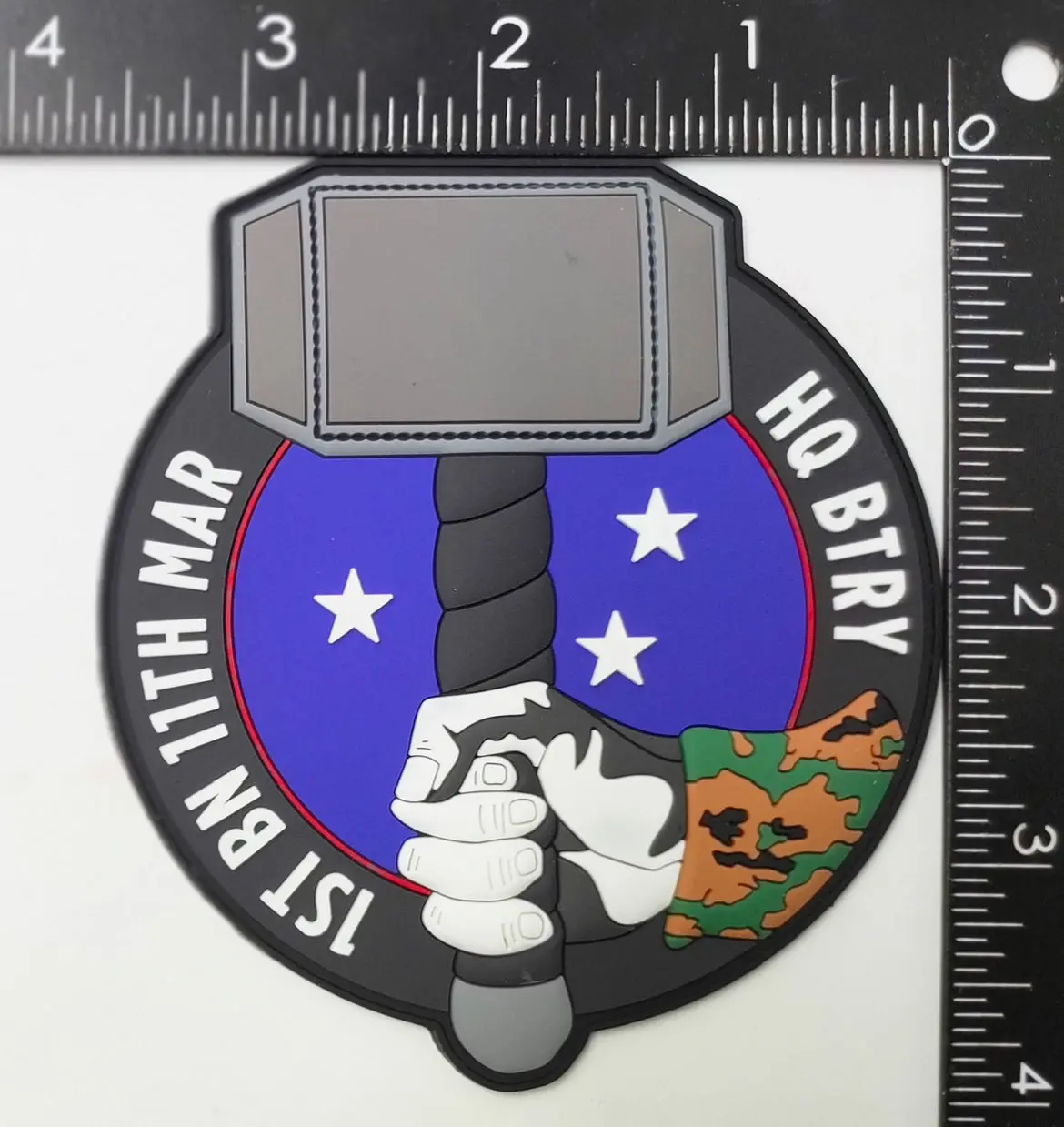 Official Hq Battery 1St Battalion 11Th Marines Pvc Patch 1