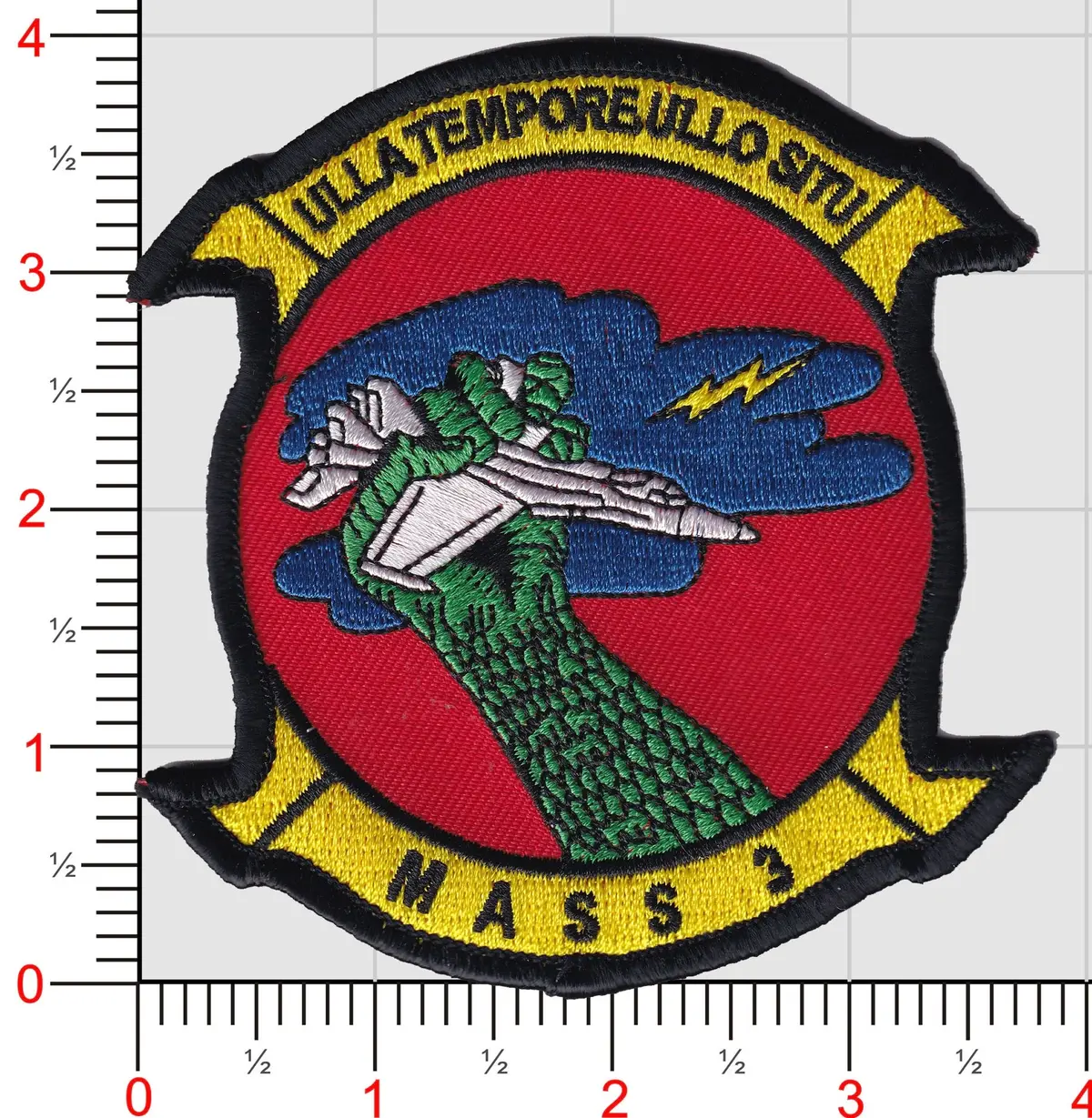 Officially Licensed Marine Aviation Support Squadron Mass-3 Patch 2