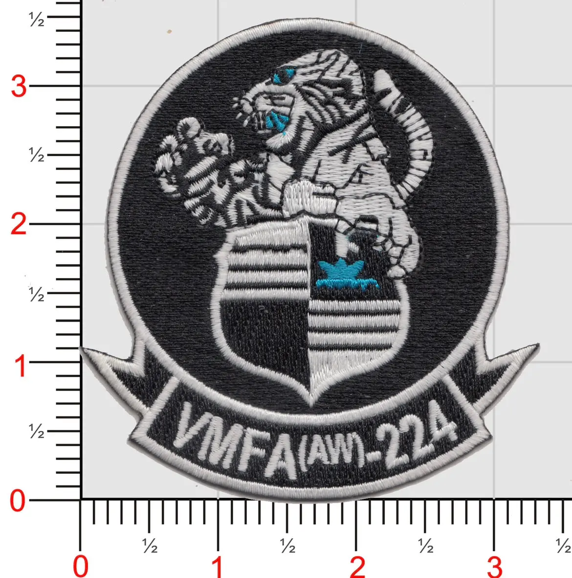 Officially Licensed Usmc Vmfa(Aw)-224 Bengals Finland Patch 1