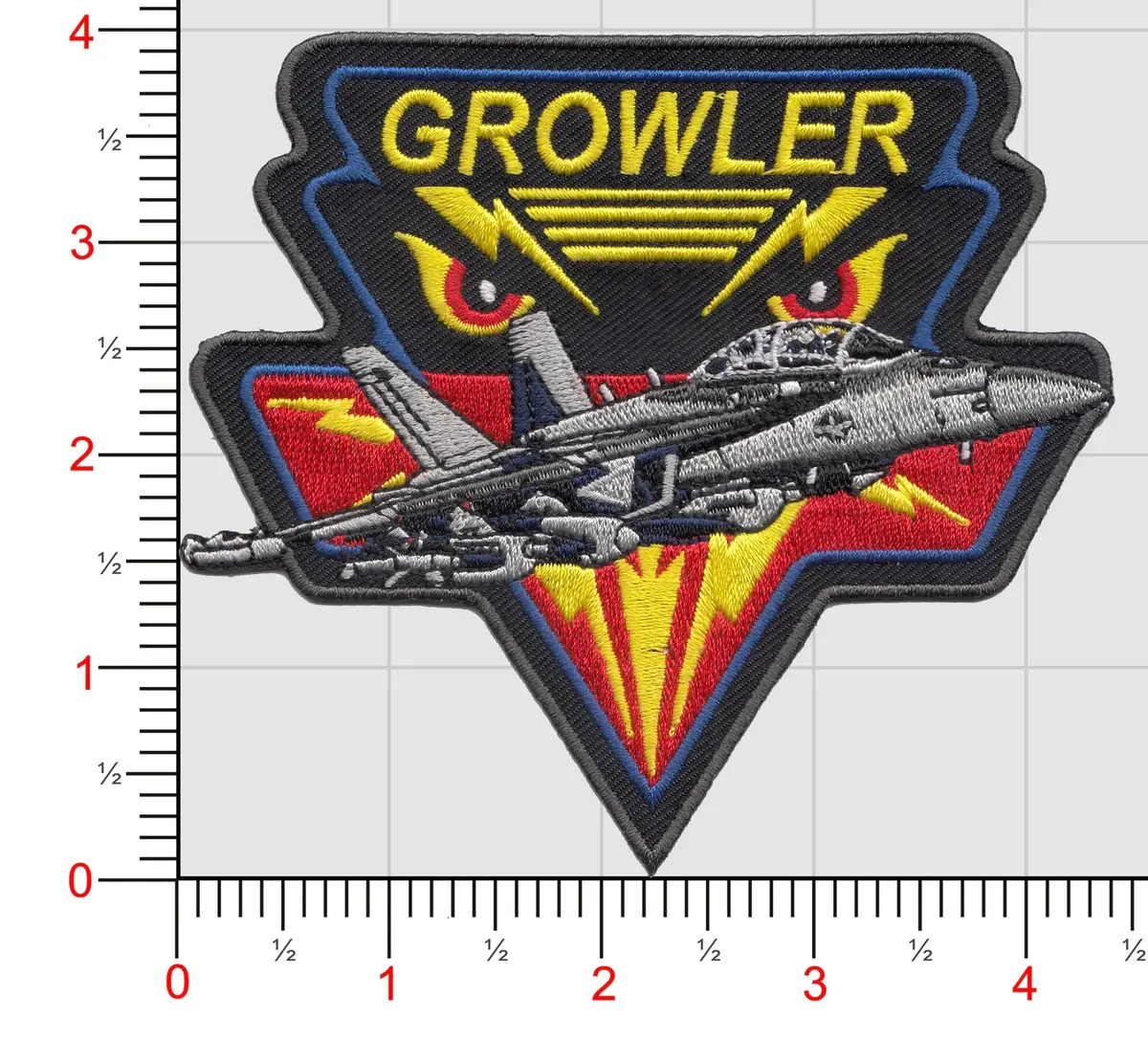 Ea-18 Growler Embroidered Patch 1