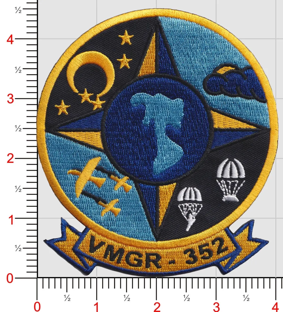 Officially Licensed Usmc Vmgr-352 Raiders Original Patch 1