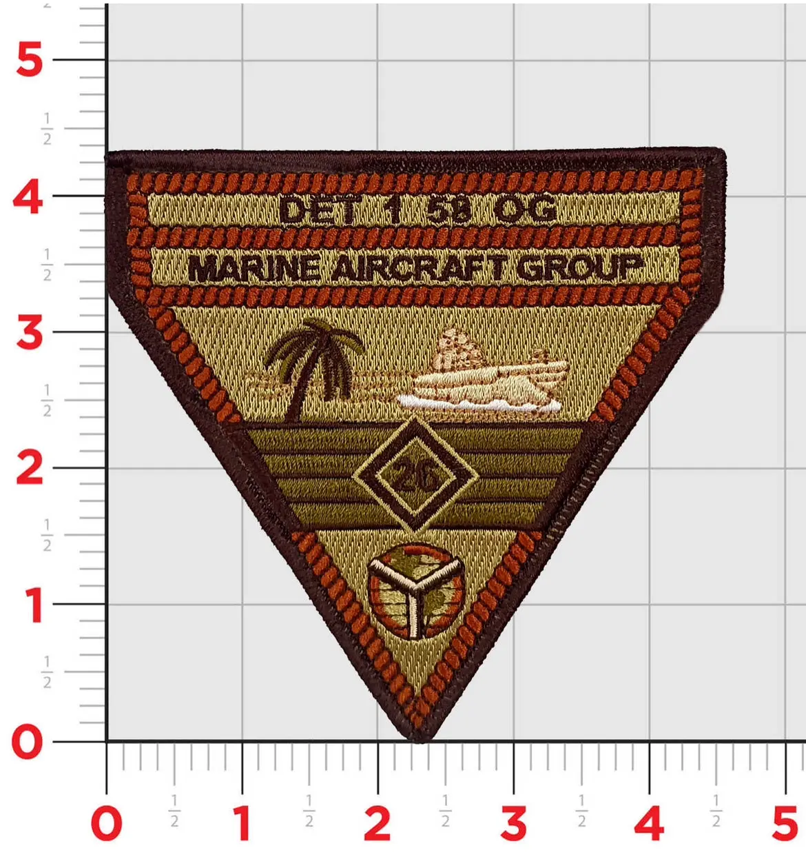 Official Marine Air Group Mag-26 Usaf Det 1 58 Og Patch 1