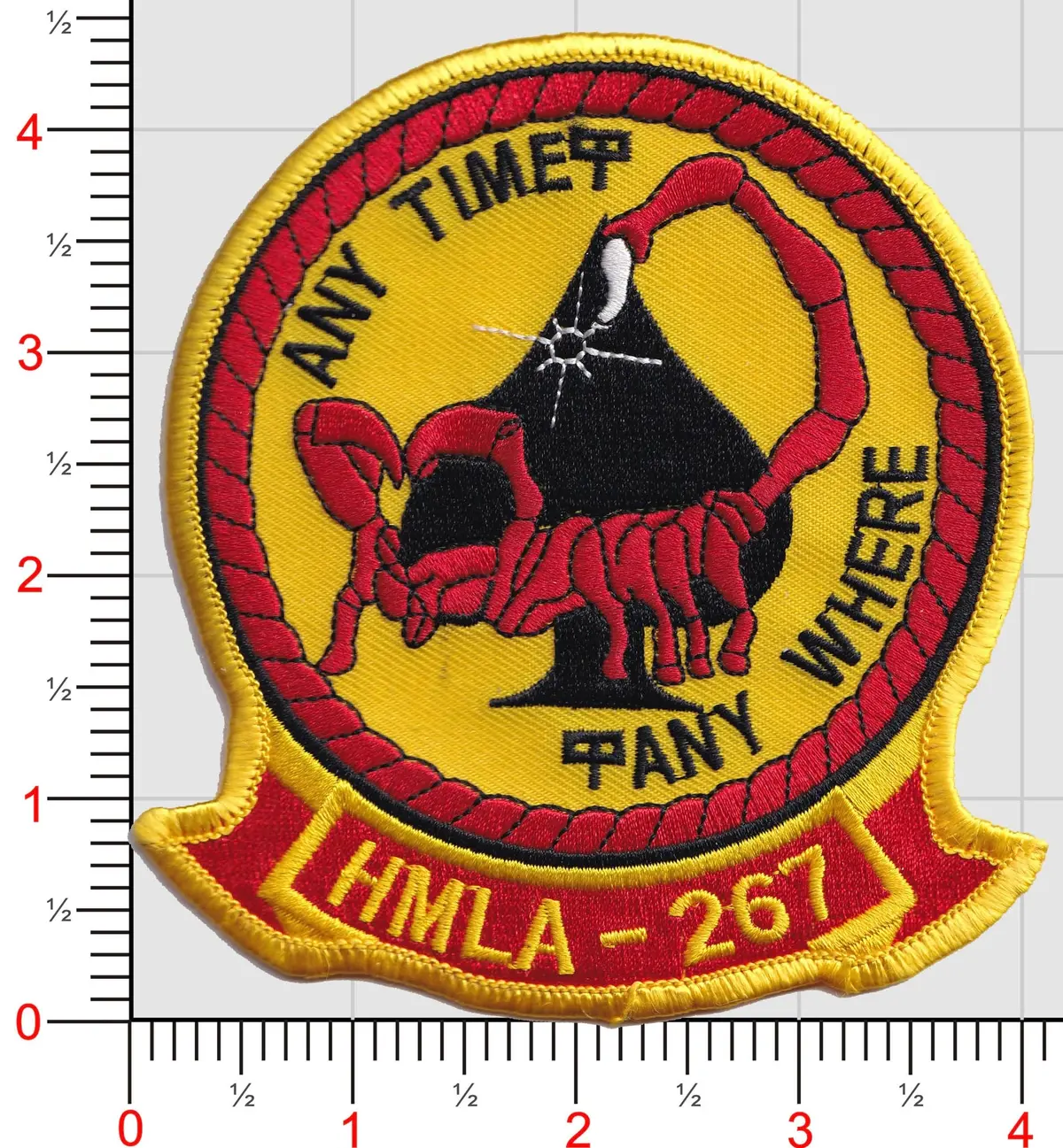 Officially Licensed Usmc Hmla-267 Stingers Patch 1