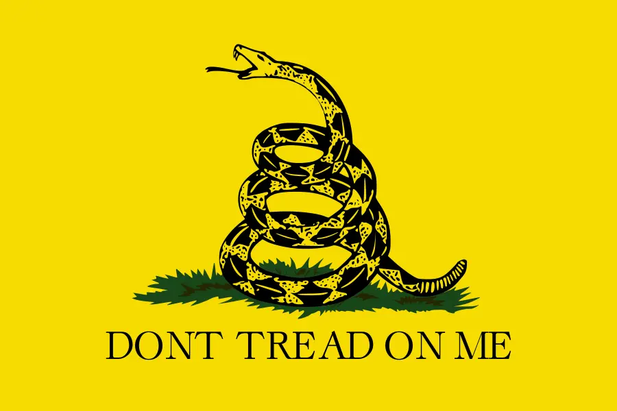 Gadsden Flag Sticker 1