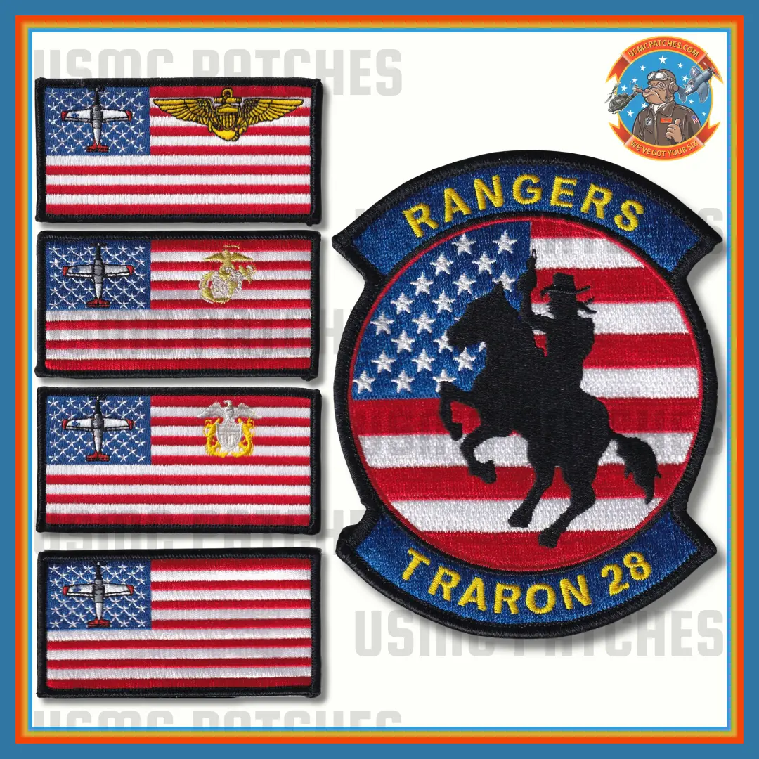 Official Vt-28 Rangers 4Th Of July Patch And Name Tags 1