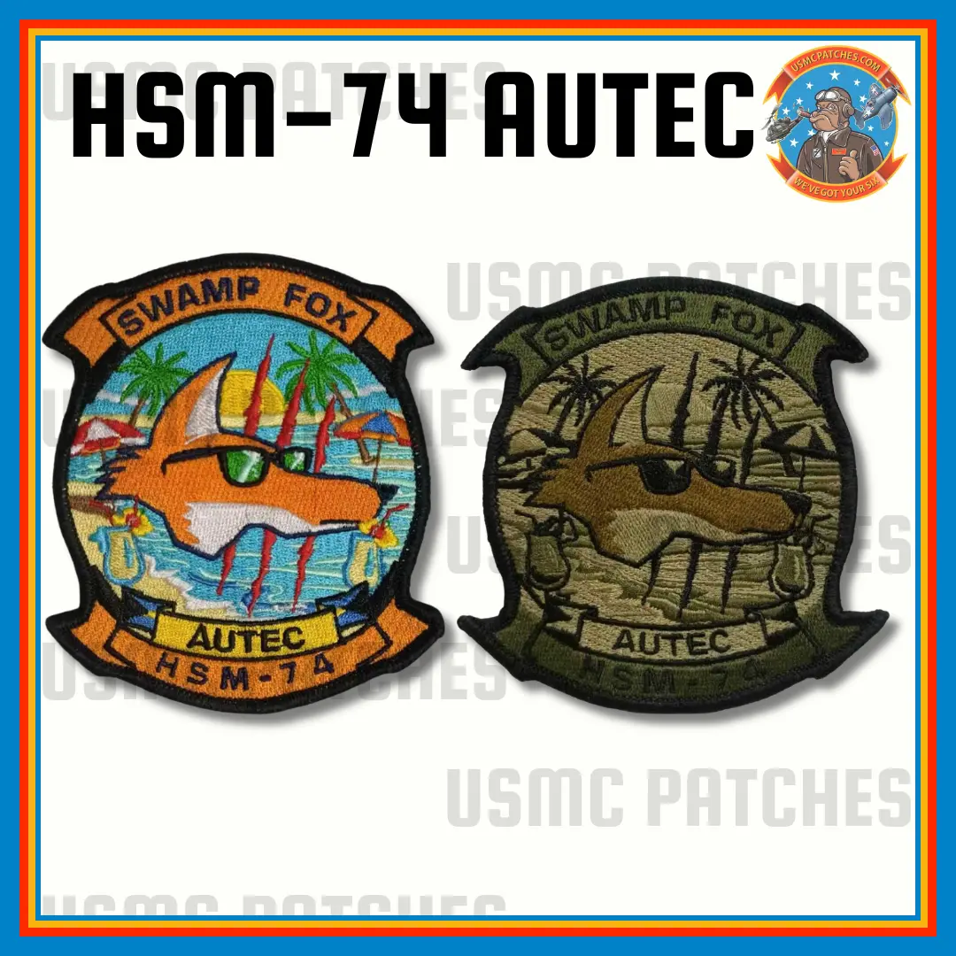Official Hsm-74 Swamp Foxes Autec Patch 1