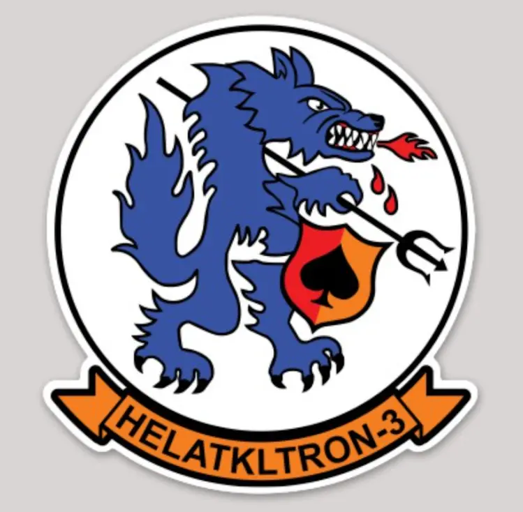 Officially Licensed Hal-3 Seawolves Sticker 1